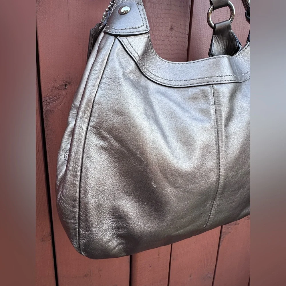 Coach SoHo Lynn Hobo Shoulder Bag Metallic Bronze - Picture 4 of 16
